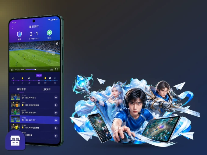 装好雷速 APP，看球体验更流畅